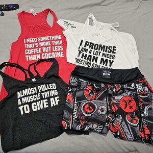 CVG Graffiti capri's and 3 tanks